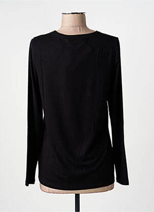 T-shirt manches longues manches longues noir MARIA BELLENTANI femme