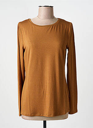 T-shirt manches longues manches longues marron MARIA BELLENTANI femme