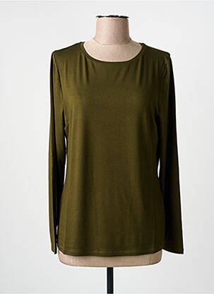 T-shirt manches longues manches longues vert MARIA BELLENTANI femme