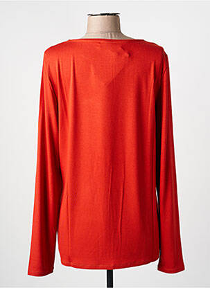 T-shirt manches longues manches longues orange MARIA BELLENTANI femme