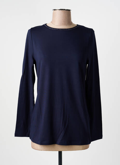T-shirt manches longues manches longues bleu MARIA BELLENTANI femme