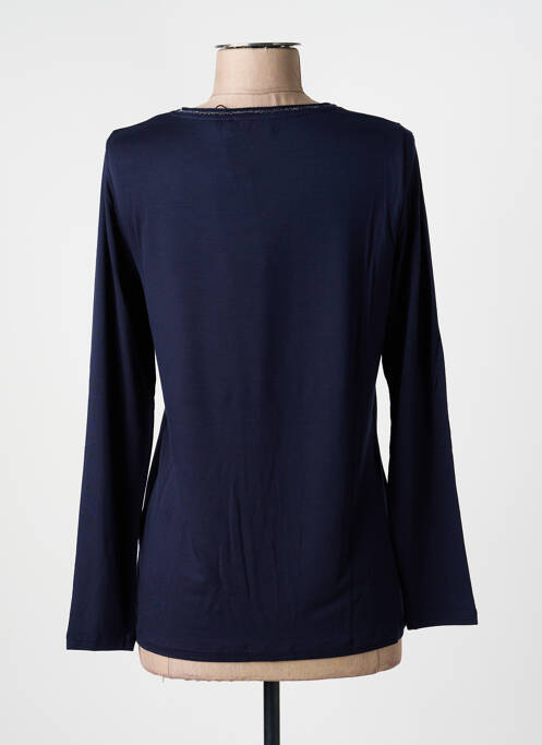 T-shirt manches longues manches longues bleu MARIA BELLENTANI femme