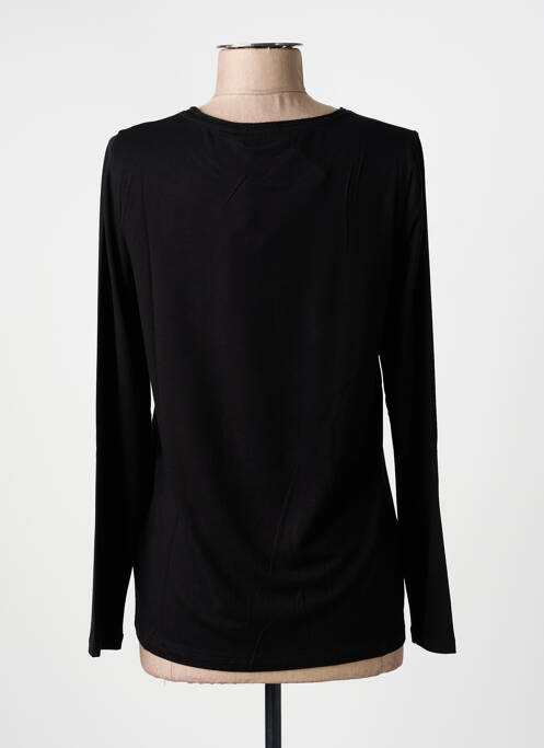T-shirt manches longues manches longues noir MARIA BELLENTANI femme