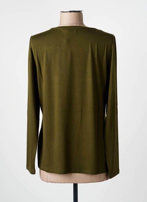 T-shirt manches longues manches longues vert MARIA BELLENTANI femme