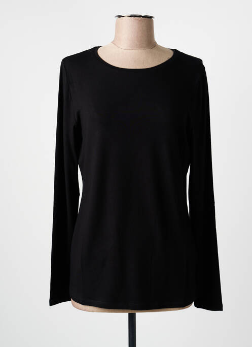 T-shirt manches longues manches longues noir MARIA BELLENTANI femme