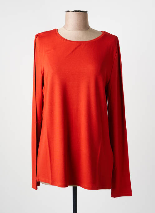 T-shirt orange MARIA BELLENTANI femme