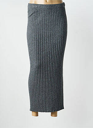 Jupe longue taille normale gris MARIA BELLENTANI femme