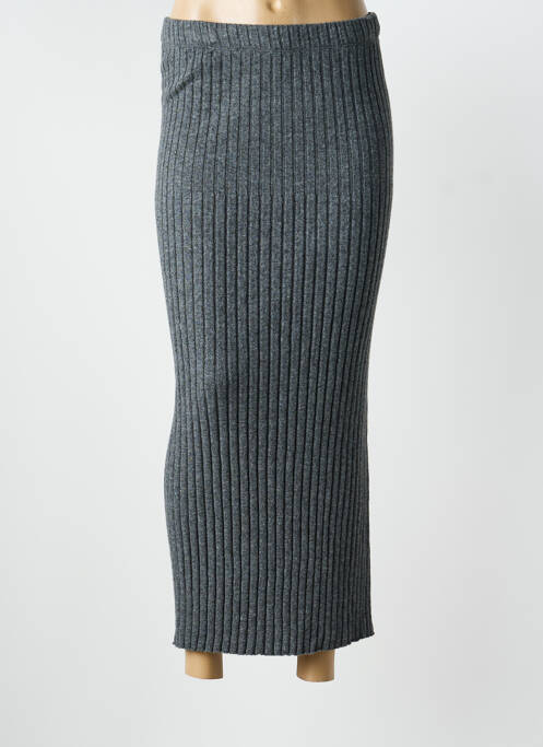 Jupe longue taille normale gris MARIA BELLENTANI femme