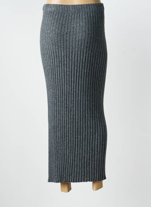 Jupe longue taille normale gris MARIA BELLENTANI femme