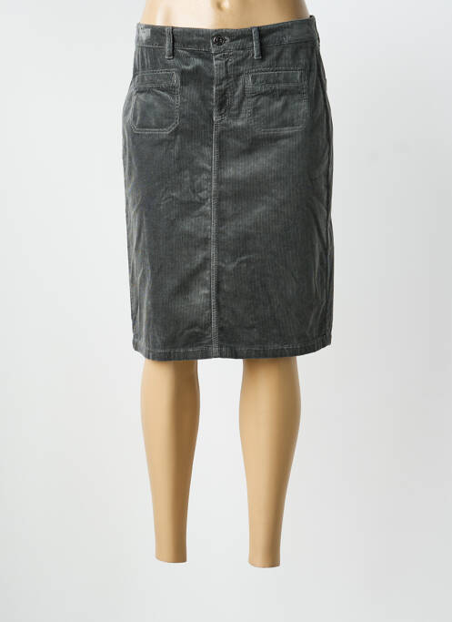 Jupe mi-longue stretch gris GARDEUR femme