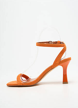 Sandales/nu pieds fermeture bride(s) talon de 7 à 9cm orange TIFFOSI femme