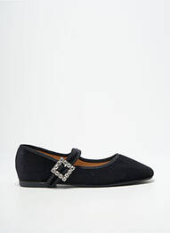 Ballerines bout carré talon plat jusqu'à 3cm noir FINDLAY femme