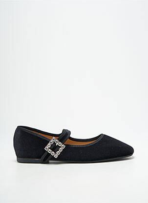 Ballerines bout carré talon plat jusqu'à 3cm noir FINDLAY femme