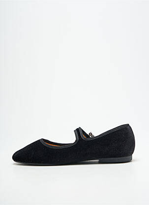 Ballerines bout carré talon plat jusqu'à 3cm noir FINDLAY femme