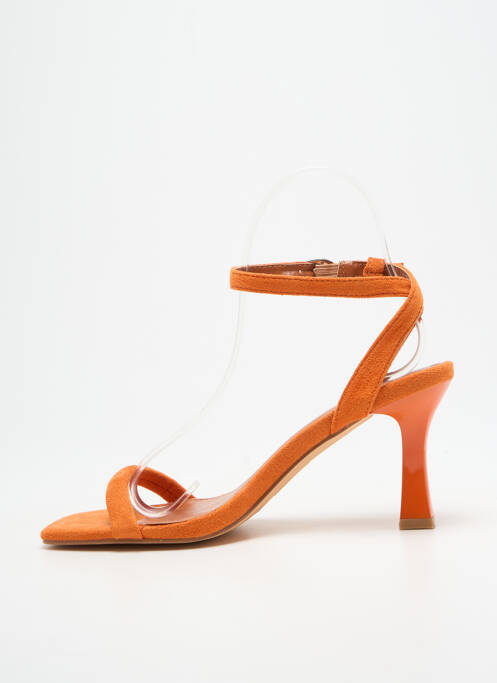 Sandales/nu pieds fermeture bride(s) talon de 7 à 9cm orange TIFFOSI femme