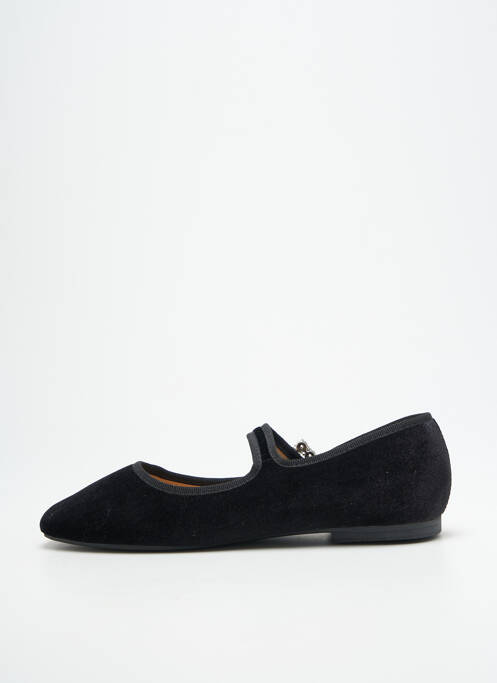 Ballerines bout carré talon plat jusqu'à 3cm noir FINDLAY femme