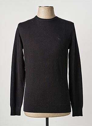 Pull col rond manches longues noir TOM TAILOR homme