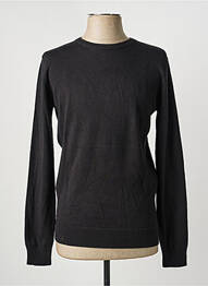 Pull col rond manches longues noir TOM TAILOR homme
