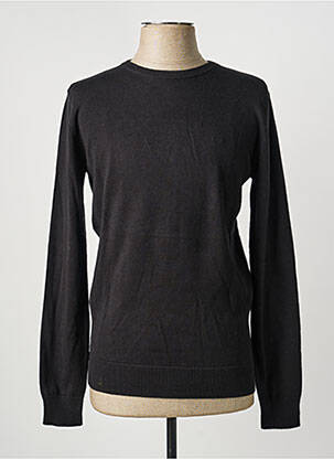 Pull col rond manches longues noir TOM TAILOR homme