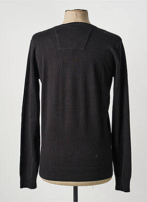 Pull col rond manches longues noir TOM TAILOR homme