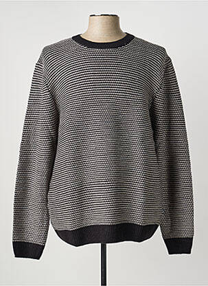 Pull col rond manches longues noir TIFFOSI homme