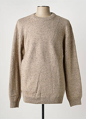 Pull col rond manches longues marron TIFFOSI homme