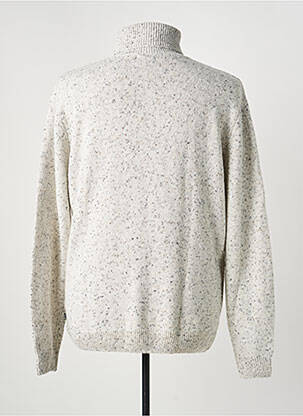 Pull col roulé coupe cintrée manches longues gris TIFFOSI homme