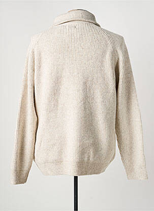 Pull maille tricot manches longues beige TIFFOSI homme
