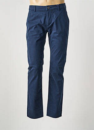 Pantalon chino stretch taille normale bleu TOM TAILOR homme