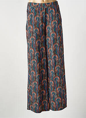 Pantalon large tissage popeline taille normale bleu LA FIANCÉE femme