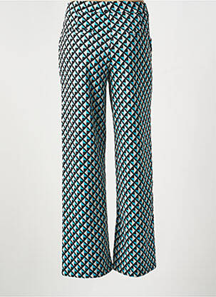 Pantalon droit stretch taille normale bleu GARCIA femme