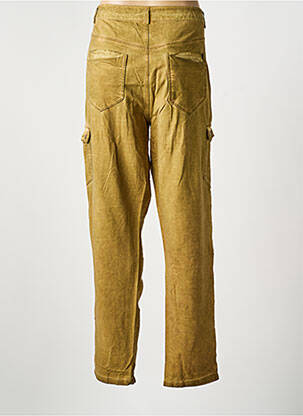 Pantalon droit tissage popeline taille normale vert NU JEANS femme