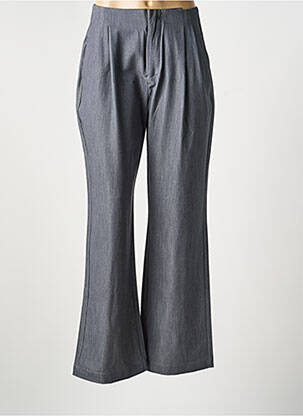 Pantalon large tissage popeline taille normale gris TIFFOSI femme