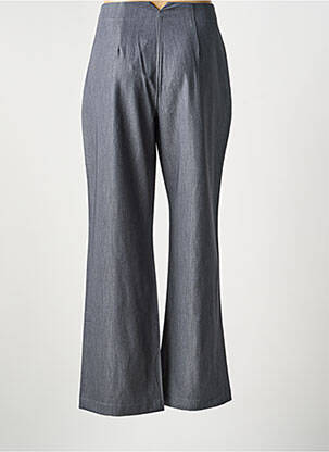 Pantalon large tissage popeline taille normale gris TIFFOSI femme