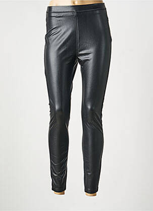 Legging tissage simili-cuir taille normale noir GARCIA femme