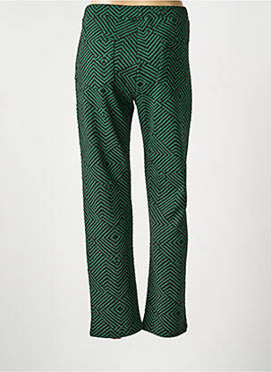 Pantalon droit stretch taille normale vert LA FIANCÉE femme