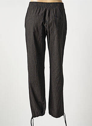 Pantalon droit taille élastique noir NU JEANS femme