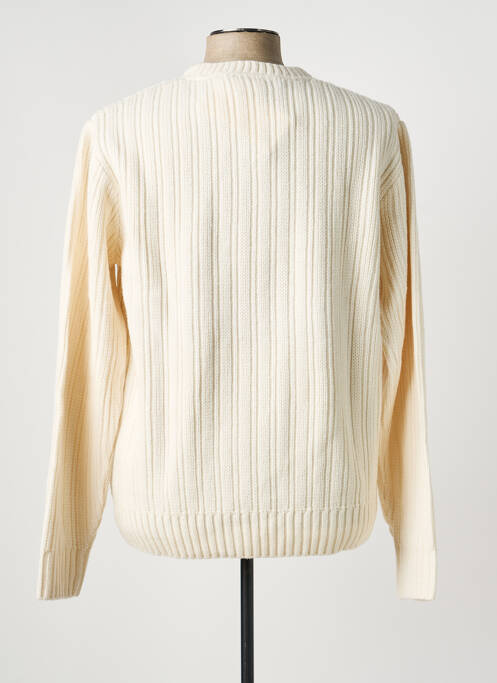 Pull col rond manches longues beige FREEMAN T.PORTER homme