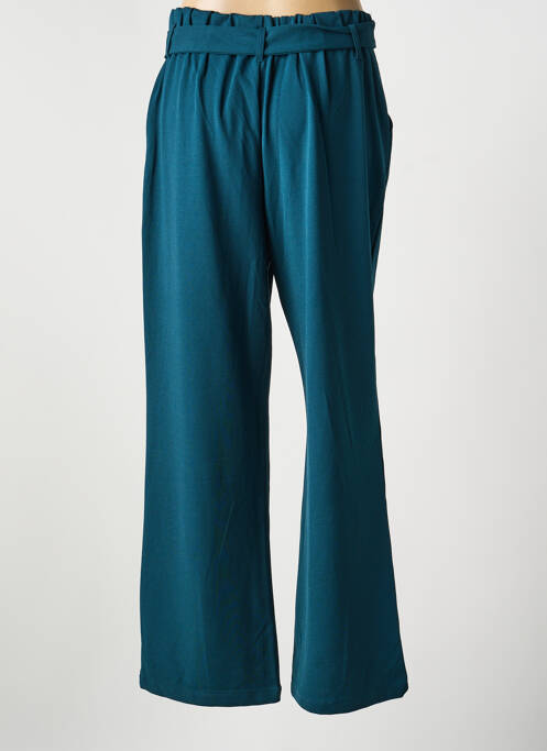 Pantalon large tissage crêpe taille normale vert TIFFOSI femme