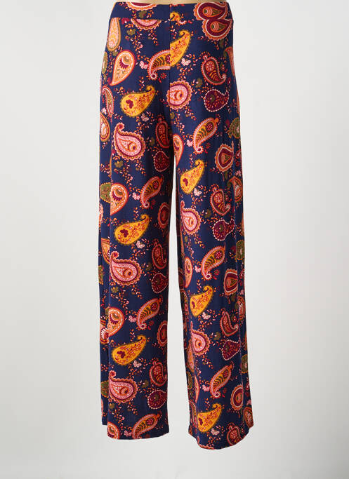 Pantalon large tissage popeline taille normale bleu LA FIANCÉE femme