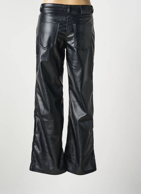 Pantalon large fermeture zippée sous rabat boutonné taille normale noir TIFFOSI femme