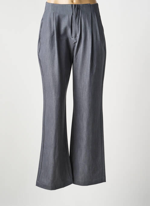 Pantalon large tissage popeline taille normale gris TIFFOSI femme
