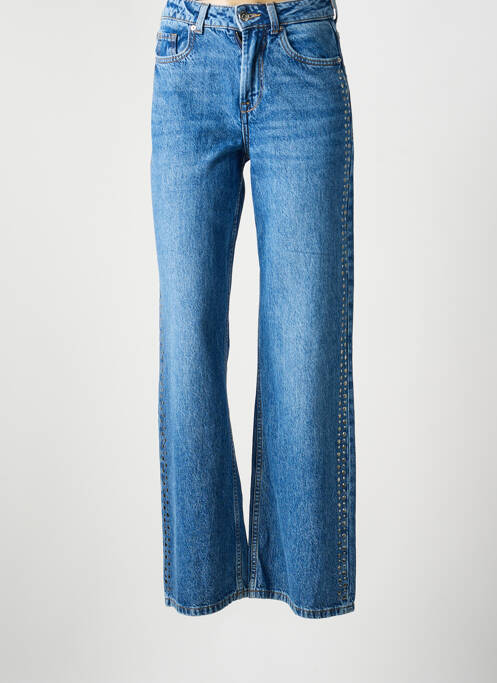 Jeans coupe large taille normale taille normale bleu TIFFOSI femme