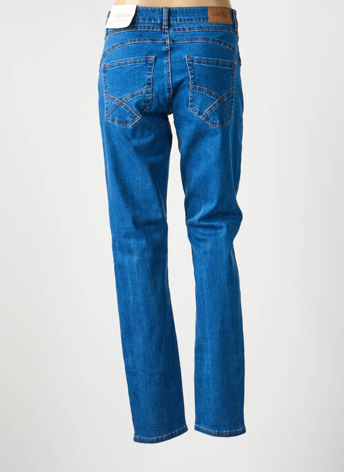 Jeans coupe droite stretch taille normale bleu CREAM femme
