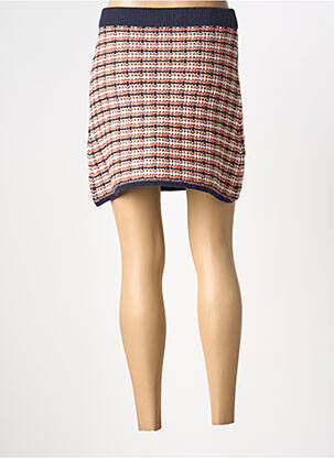 Jupe courte coupe droite bleu COMPAÑIA FANTASTICA femme