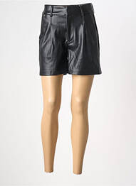 Short fermeture zippée sous rabat avec crochet noir GARCIA femme