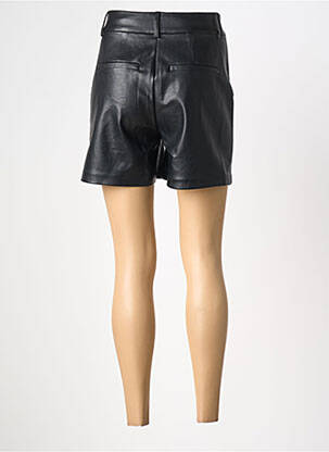 Short fermeture zippée sous rabat avec crochet noir GARCIA femme