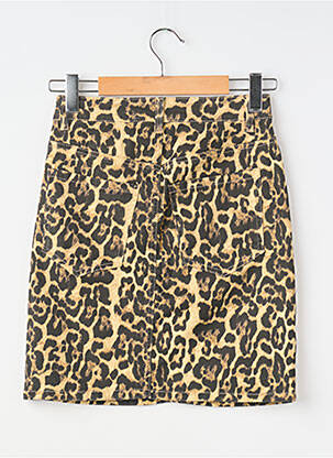 Jupe courte poches beige KAFFE femme