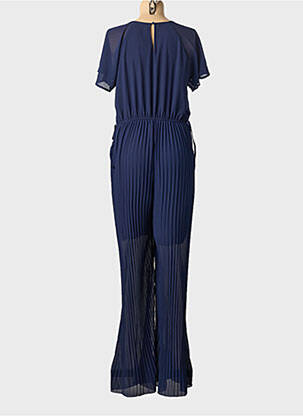 Combi-pantalon fermeture boutonnée au dos manches courtes bleu TIFFOSI femme