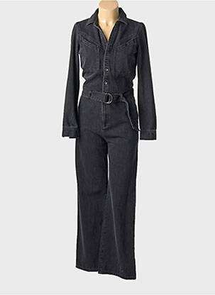 Combi-pantalon fermeture boutonnée sur le devant manches longues gris GARCIA femme